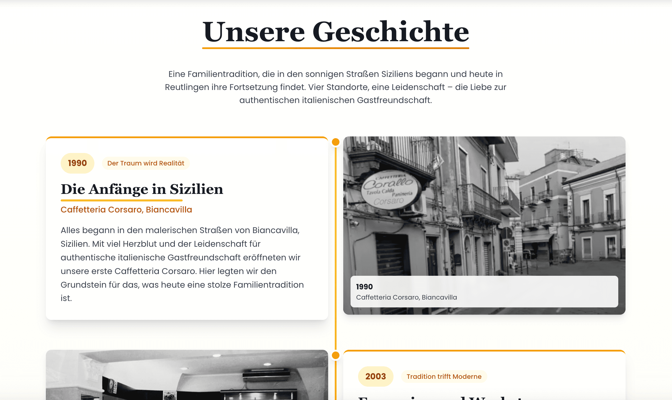 Eiscafé Corsaro Reutlingen – Website-Ansicht 4
