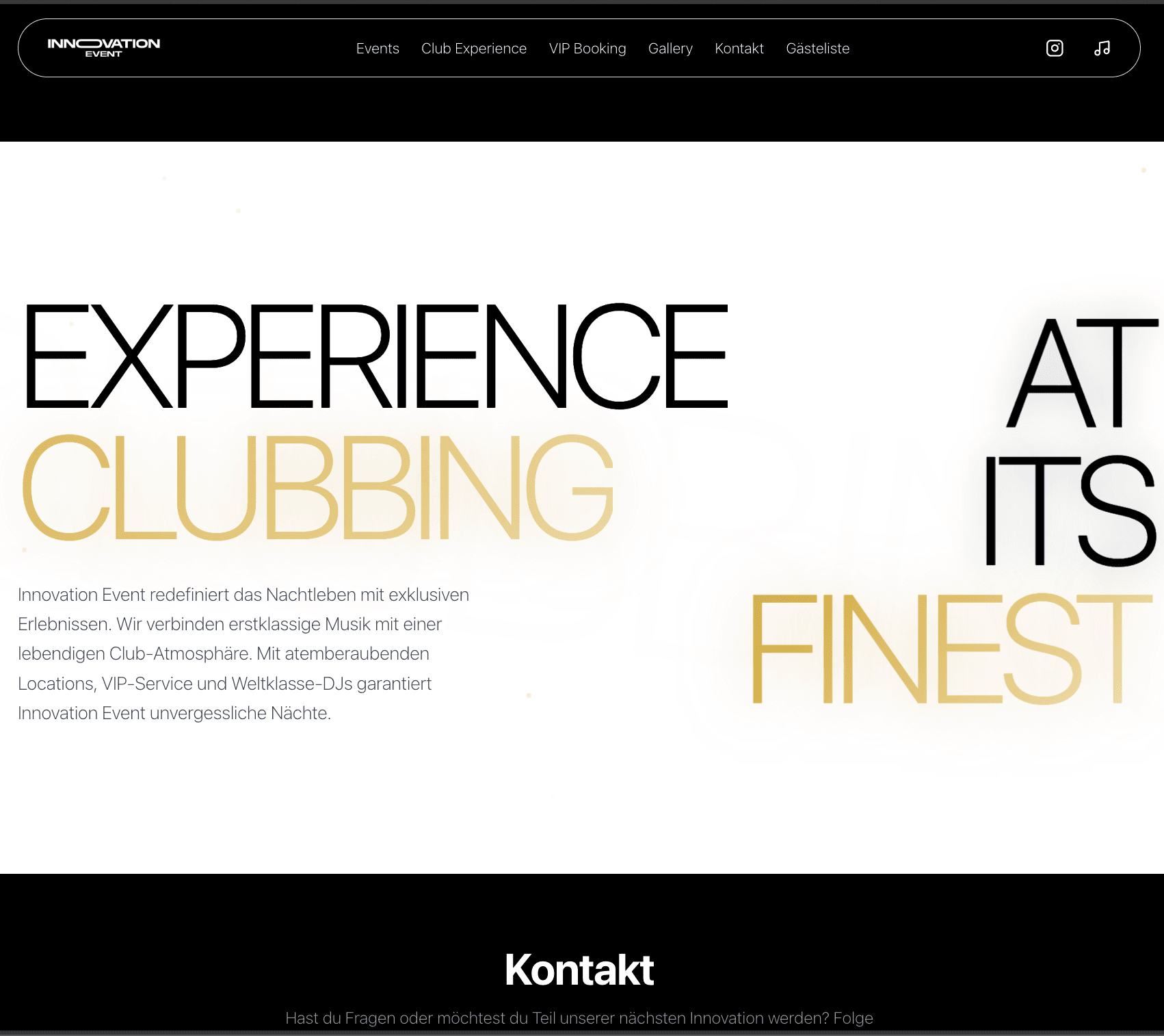 Innovation Event – Website-Ansicht 2